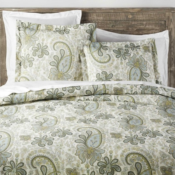 Pottery Barn Bedding Pottery Barn Charlie Paisley Duvet Cover And